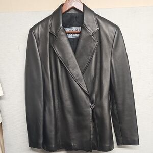 GIANNI VERSACE WOMENS LEATHER JACKET BFPM-01-103